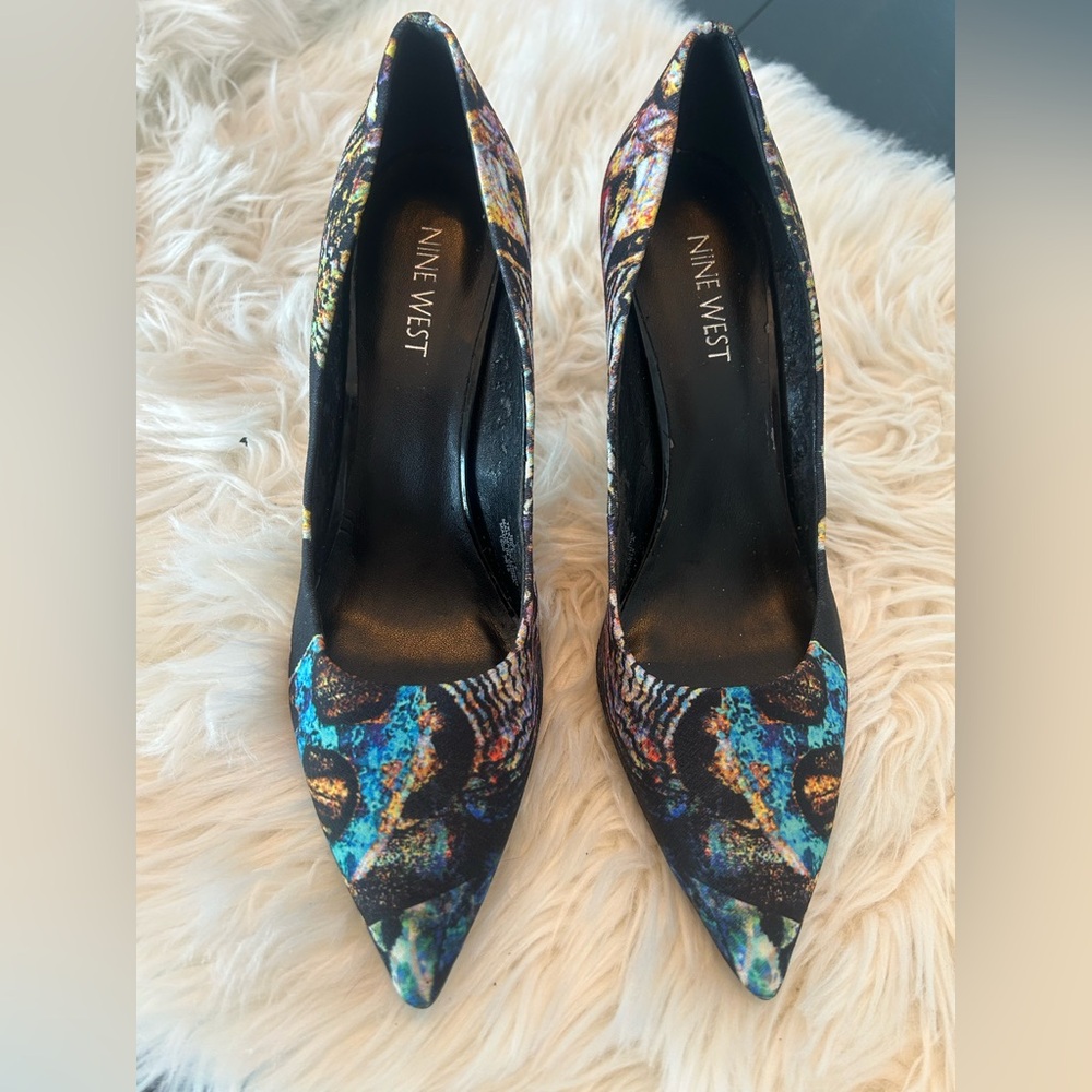 Nine West Vibrant Multicolor Heels